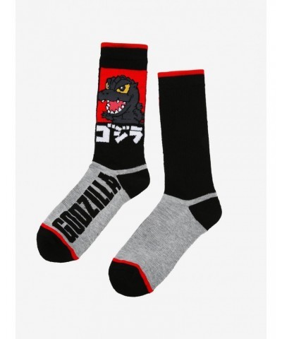 Godzilla Chibi Crew Socks $2.10 Socks