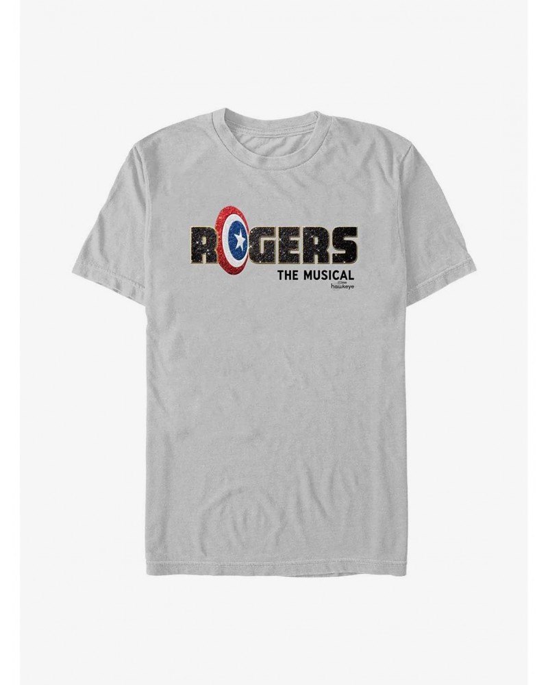 Marvel's Hawkeye Rogers: The Musical Logo T-Shirt $6.69 T-Shirts