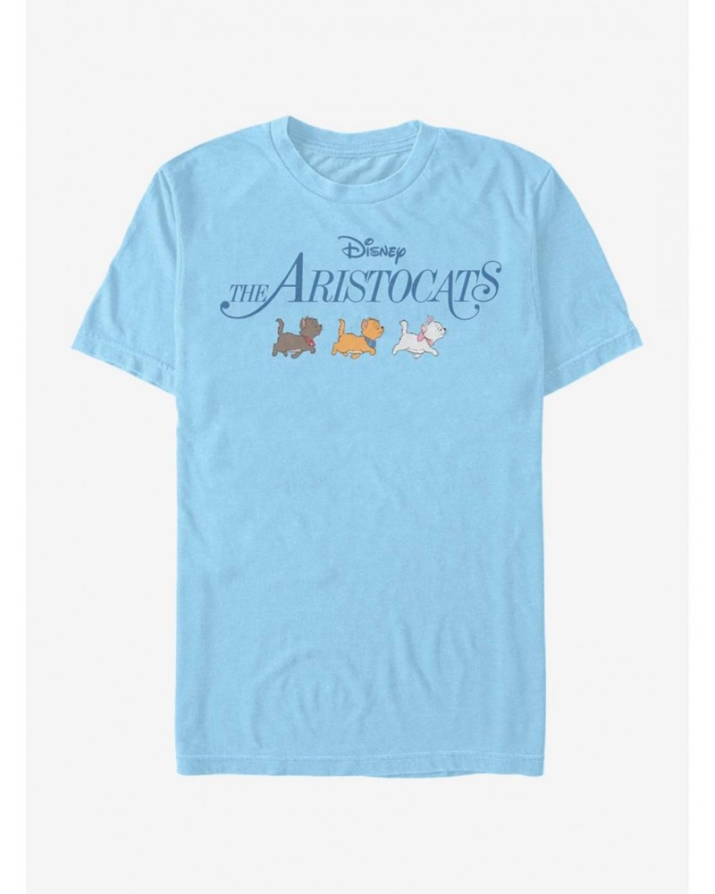 Disney The Aristocats Kitten Walk Logo T-Shirt $10.99 T-Shirts