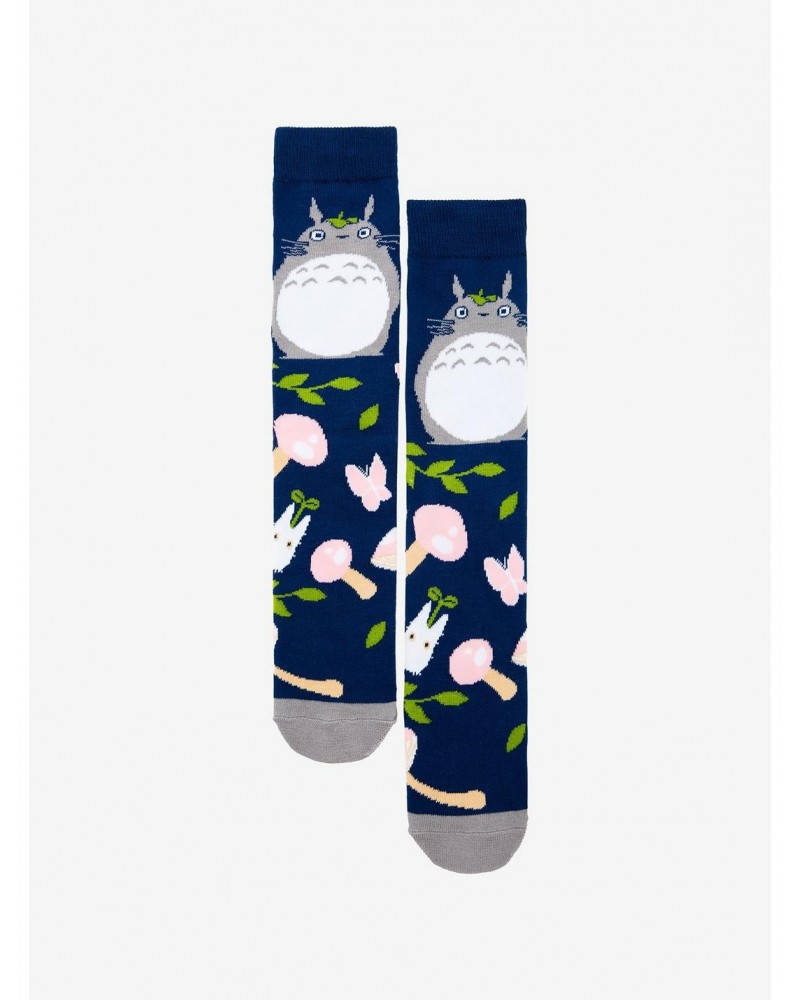 Studio Ghibli My Neighbor Totoro Mushroom Crew Socks $1.71 Socks