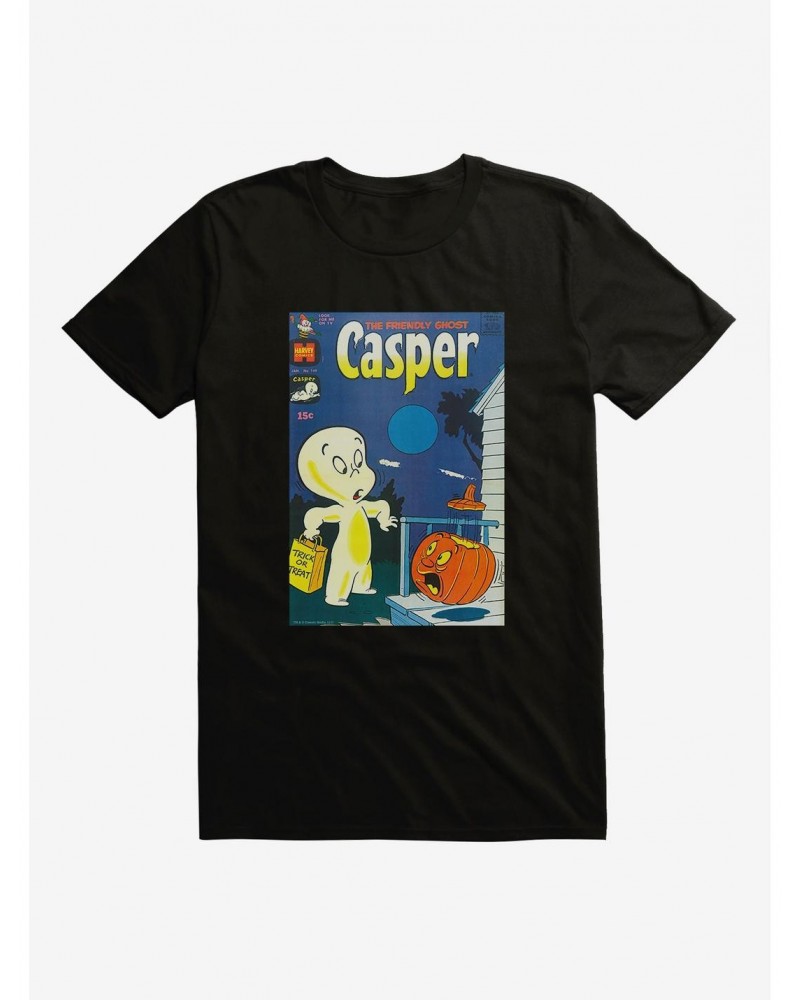 Casper The Friendly Ghost Trick Or Treat Comic Cover T-Shirt $8.13 T-Shirts