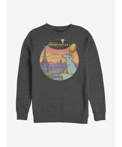 Disney Pixar Ratatouille Le Rat Parisian Crew Sweatshirt $11.51 Sweatshirts