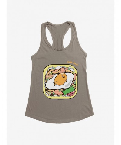 Gudetama Gude Bowl Girls Tank $9.96 Tanks