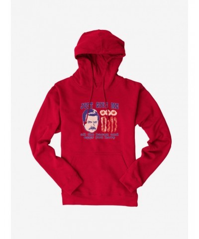 Parks And Recreation Ron And Breakfast Hoodie $11.00 Hoodies