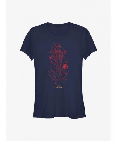 Marvel Eternals Druig Line Art Girls T-Shirt $6.15 T-Shirts