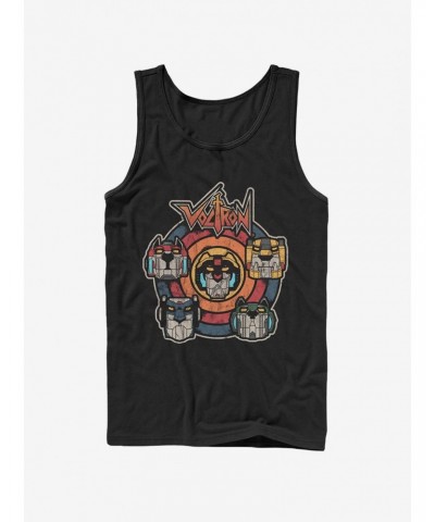 Voltron Retro Lion Target Tank Top $6.97 Tops