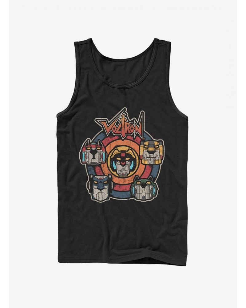 Voltron Retro Lion Target Tank Top $6.97 Tops