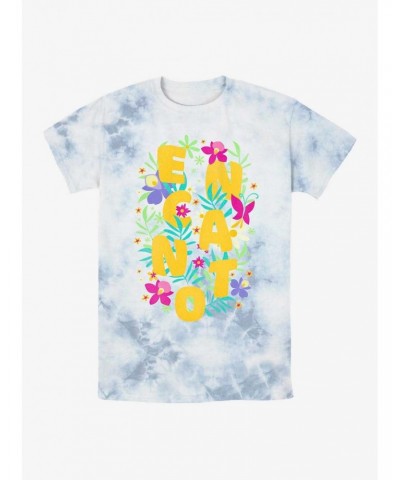 Disney Encanto Flower Arrangement Tie-Dye T-Shirt $10.88 T-Shirts