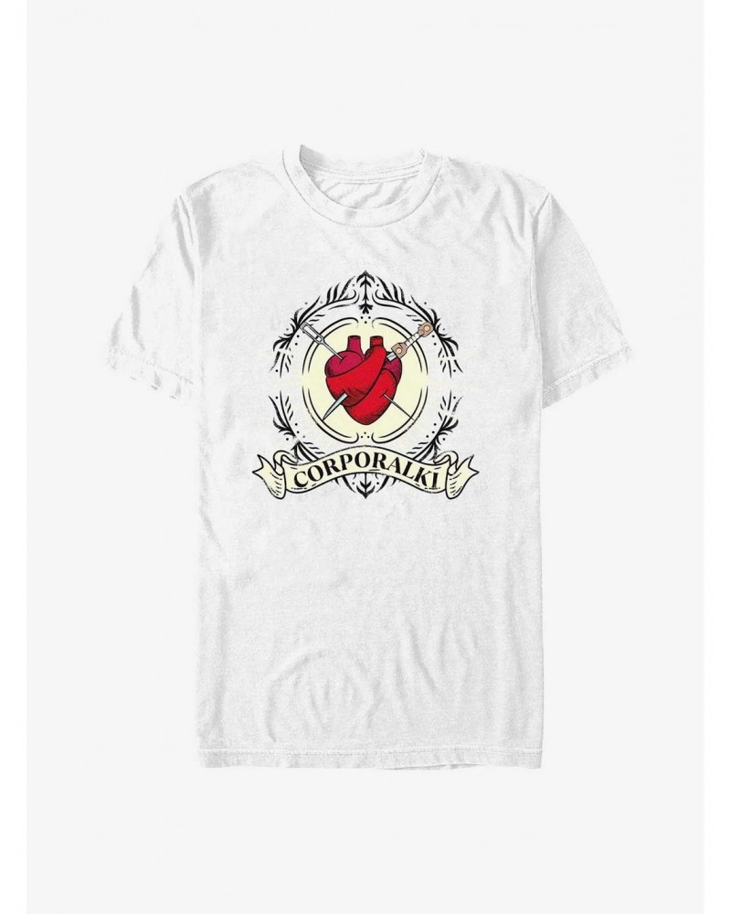 Shadow and Bone Corporalki Heart T-Shirt $9.32 T-Shirts