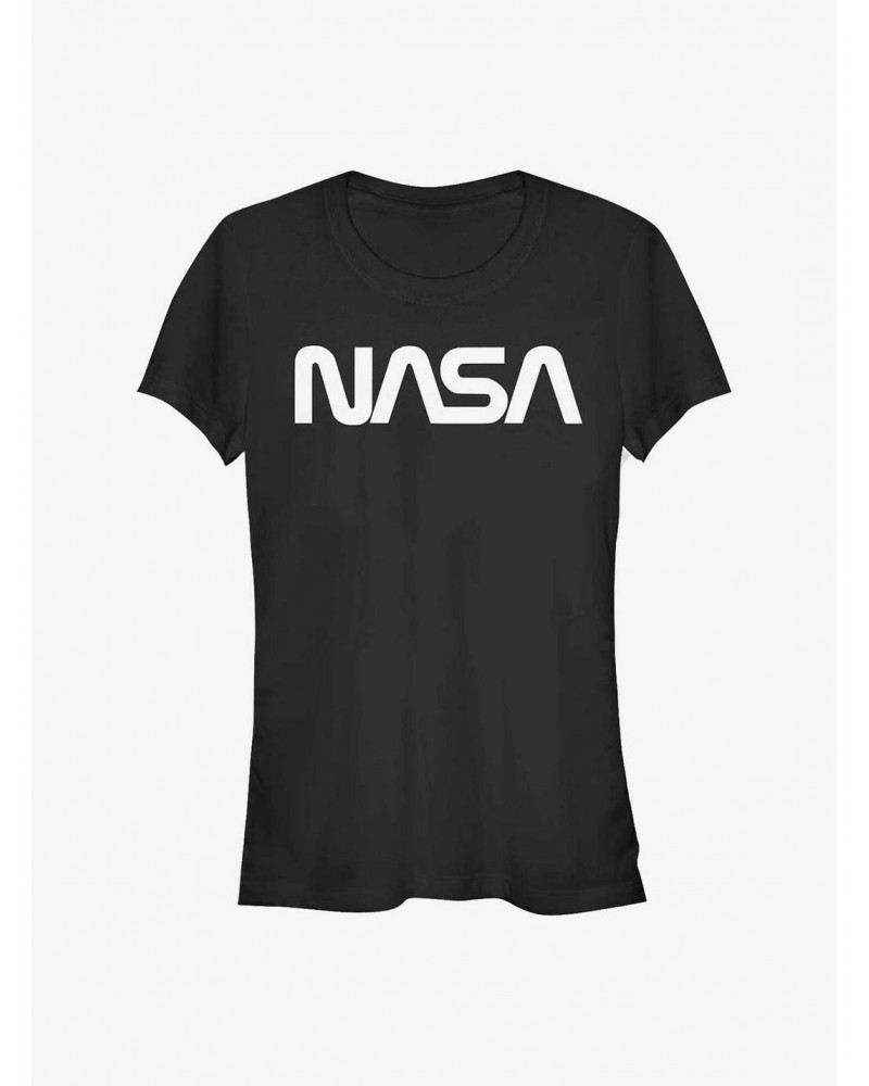 NASA Worm Logo Girls T-Shirt $9.36 T-Shirts