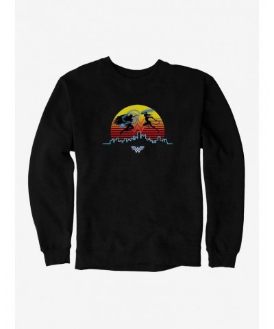 DC Comics Wonder Woman 1984 Versus The Cheetah Sunset Sweatshirt $8.86 Sweatshirts