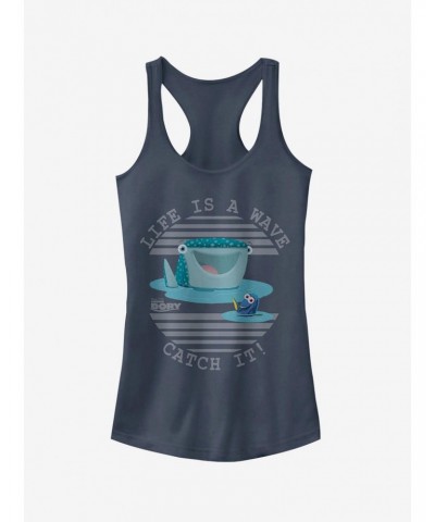 Disney Pixar Finding Dory Destiny Life is Wave Girls Tank Top $9.56 Tops