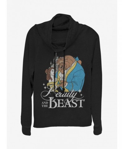 Disney Beauty and the Beast Classic Cowlneck Long-Sleeve Girls Top $17.96 Tops