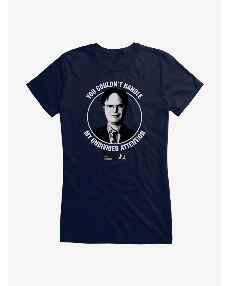 The Office Dwight's Undivided Attention Girls T-Shirt $7.57 T-Shirts