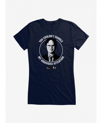 The Office Dwight's Undivided Attention Girls T-Shirt $7.57 T-Shirts