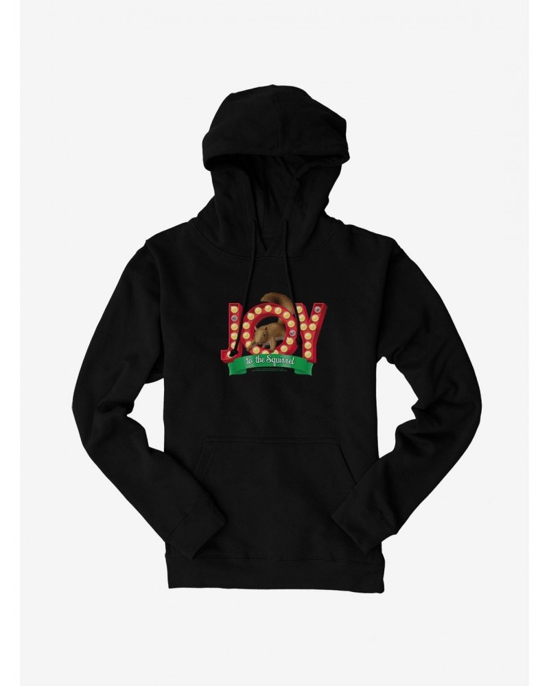 Christmas Vacation Joy To The Squirrel Hoodie $17.96 Hoodies