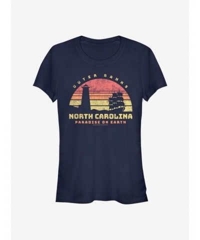 Outer Banks NC Tourist Girls T-Shirt $5.23 T-Shirts