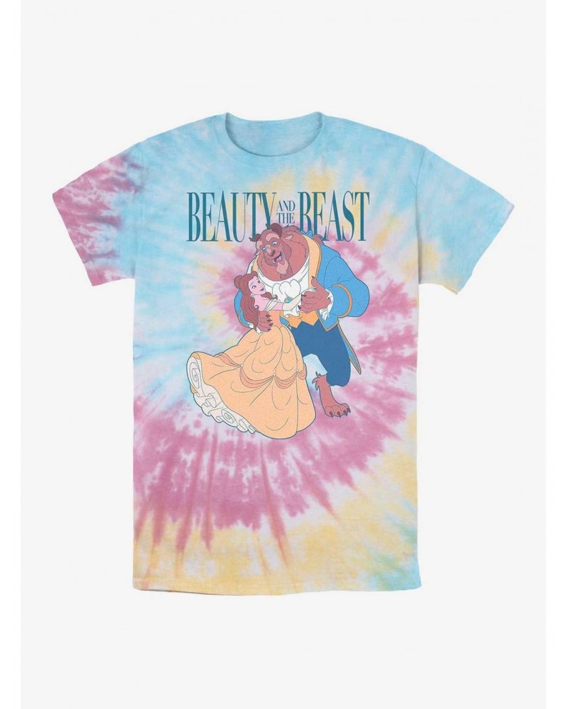 Disney Beauty and the Beast Vintage Beauty Tie Dye T-Shirt $11.91 T-Shirts