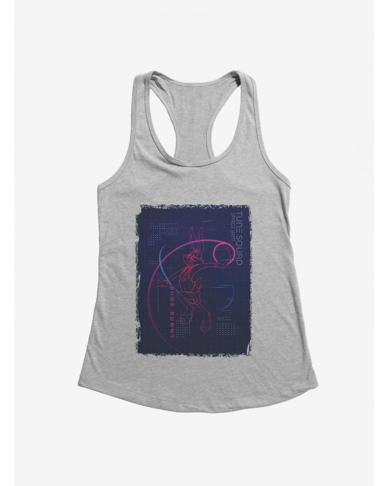 Space Jam: A New Legacy Bugs Bunny Tune Squad Digital Sketch Girls Tank $7.97 Tanks