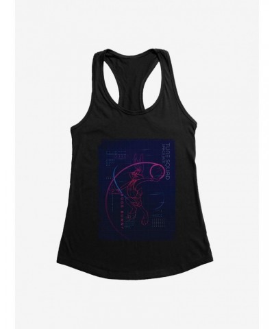 Space Jam: A New Legacy Bugs Bunny Tune Squad Digital Sketch Girls Tank $7.97 Tanks