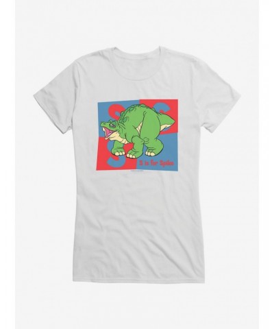 The Land Before Time S Is For Spike Girls T-Shirt $8.57 T-Shirts