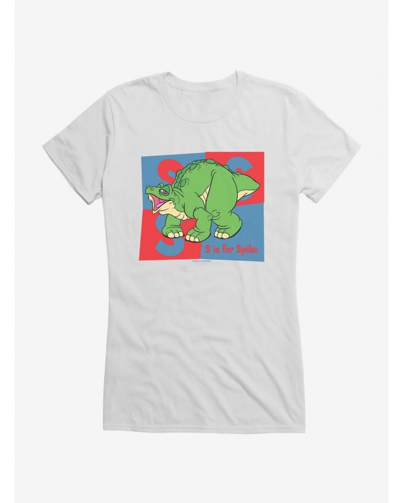 The Land Before Time S Is For Spike Girls T-Shirt $8.57 T-Shirts