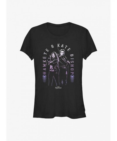 Marvel Hawkeye Hawkeye Arch Girls T-Shirt $7.77 T-Shirts