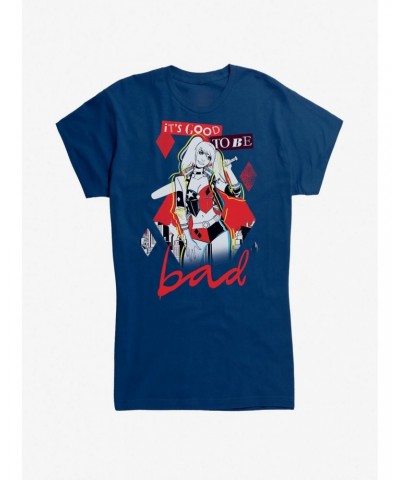 DC Comics Harley Quinn Good To Be Bad Girls T-Shirt $6.97 T-Shirts