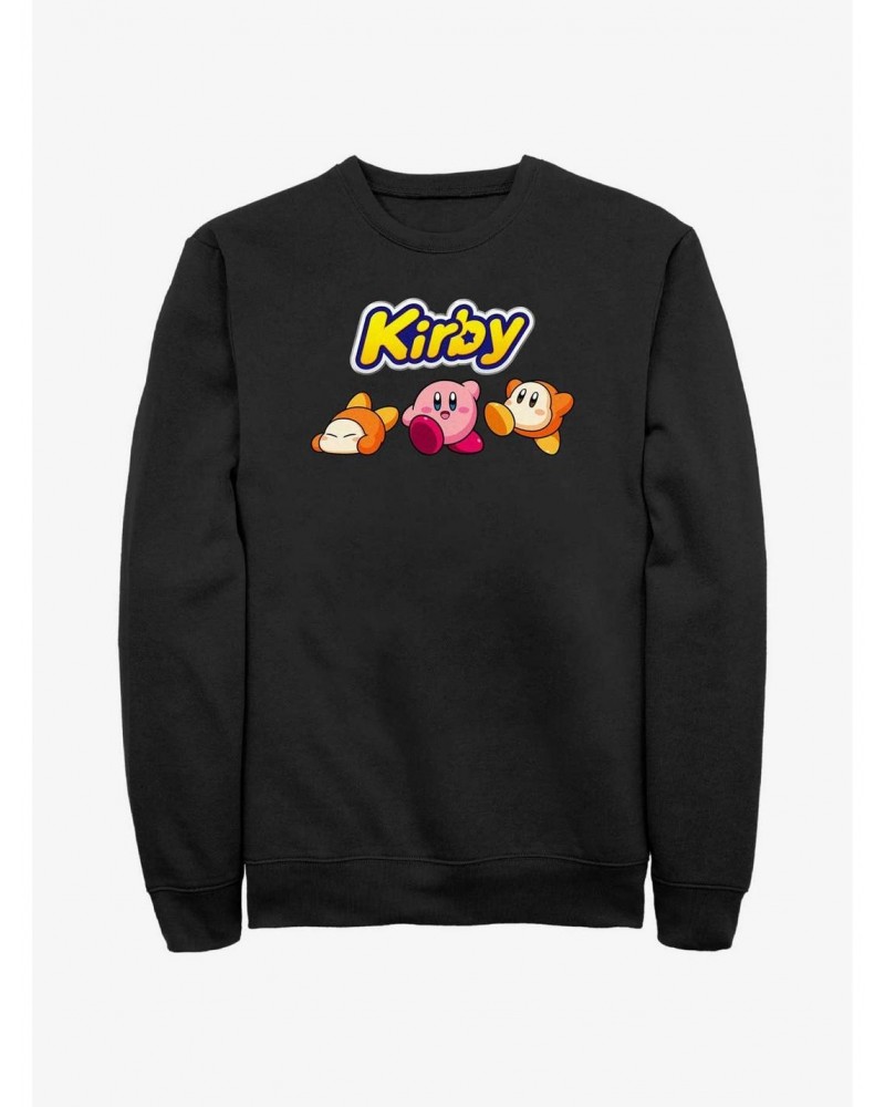 Kirby and Waddle Dee Logo Sweatshirt $12.10 Sweatshirts