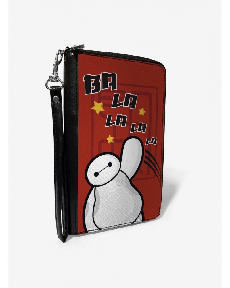 Disney Big Hero 6 Baymax Ba La La Pose Zip Around Wallet $13.41 Wallets