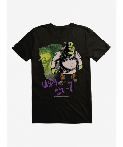 Shrek Ugly Twenty Four Seven T-Shirt $8.41 T-Shirts