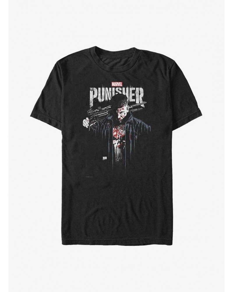 Marvel Punisher Downfall Poster Big & Tall T-Shirt $11.96 T-Shirts