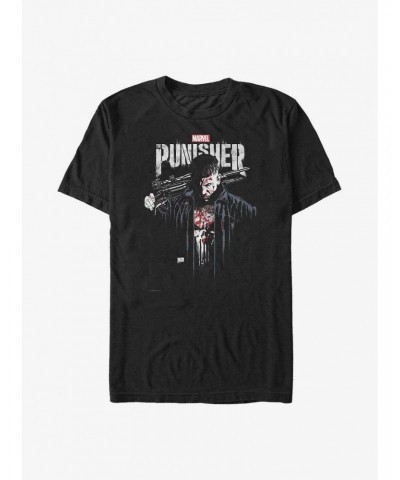 Marvel Punisher Downfall Poster Big & Tall T-Shirt $11.96 T-Shirts