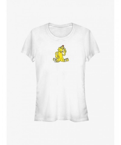 Fortnite Banana Peely Peace Girls T-Shirt $6.97 T-Shirts