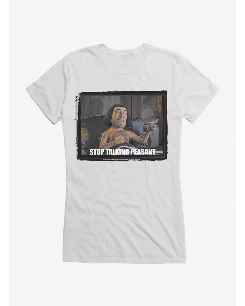 Shrek Farquaad Stop Talking Peasant Girls T-Shirt $8.57 T-Shirts