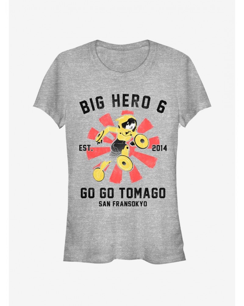 Disney Big Hero 6 Go Go Collegiate Girls T-Shirt $11.70 T-Shirts