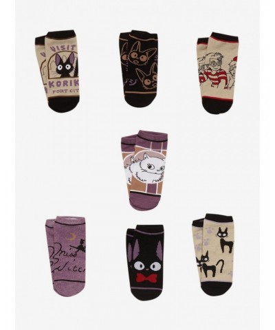 Studio Ghibli Kiki's Delivery Service Ankle Sock Set 7 Pair $8.16 Merchandises