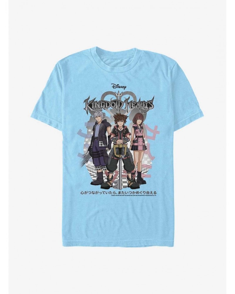 Kingdom Hearts Riku, Sora, and Kairi Group T-Shirt $5.93 T-Shirts