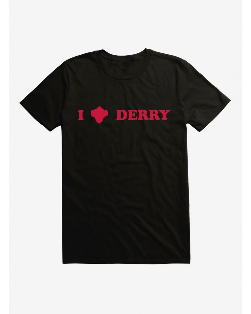 IT Chapter Two I Pennywise Derry Red Script T-Shirt $7.27 T-Shirts