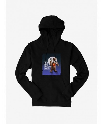 E.T. 40th Anniversary I'll Be Right Here Heart Light Hoodie $17.96 Hoodies