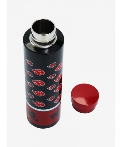 Naruto Shippuden Akatsuki Cloud Stainless Steel Water Bottle $5.24 Water Bottles