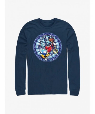 Disney Kingdom Hearts Stained Glass Sora Long-Sleeve T-Shirt $10.53 T-Shirts