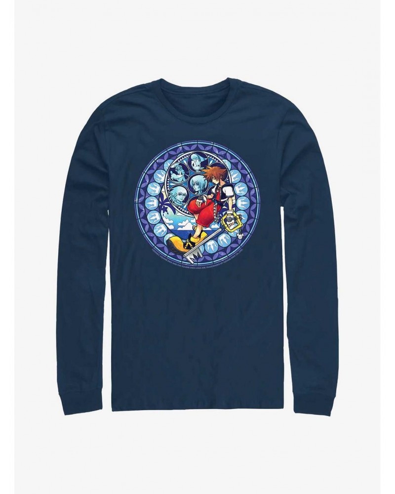 Disney Kingdom Hearts Stained Glass Sora Long-Sleeve T-Shirt $10.53 T-Shirts