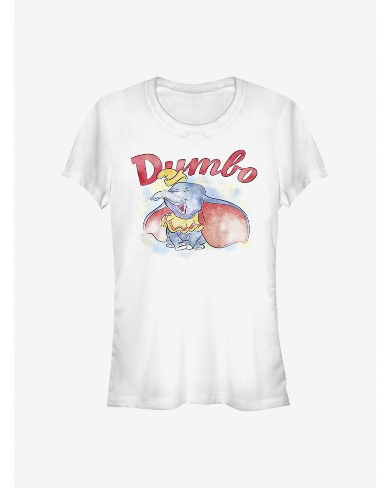 Disney Dumbo Watercolor Girls T-Shirt $8.47 T-Shirts