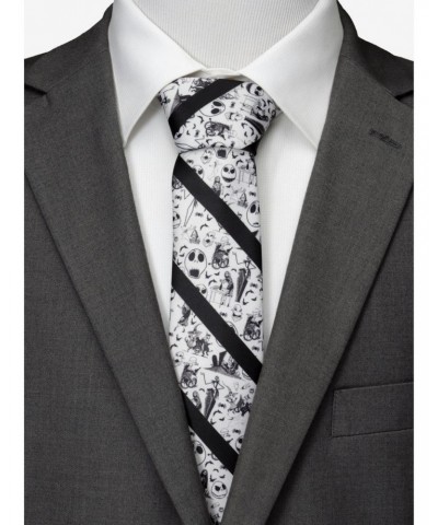 Disney The Nightmare Before Christmas Stripe Black Men's Tie $7.56 Ties