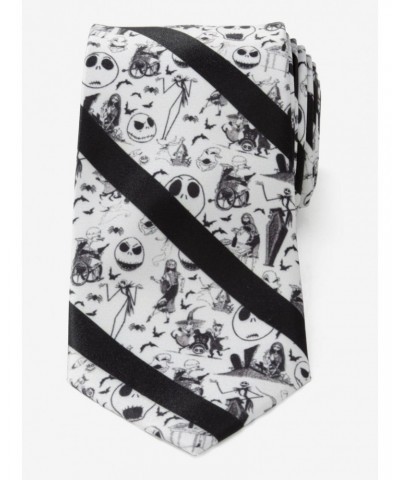 Disney The Nightmare Before Christmas Stripe Black Men's Tie $7.56 Ties