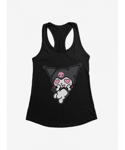 Kuromi Heart Eyes Girls Tank $6.77 Tanks