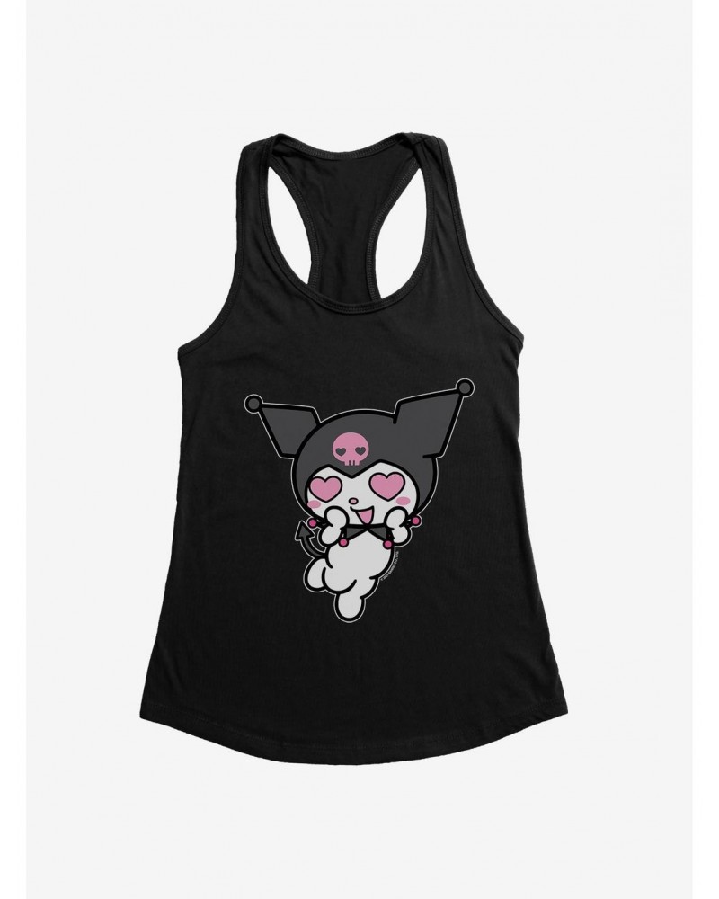 Kuromi Heart Eyes Girls Tank $6.77 Tanks