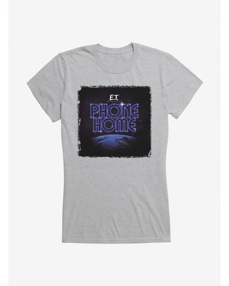 E.T. 40th Anniversary Phone Home Stars Girls T-Shirt $9.96 T-Shirts