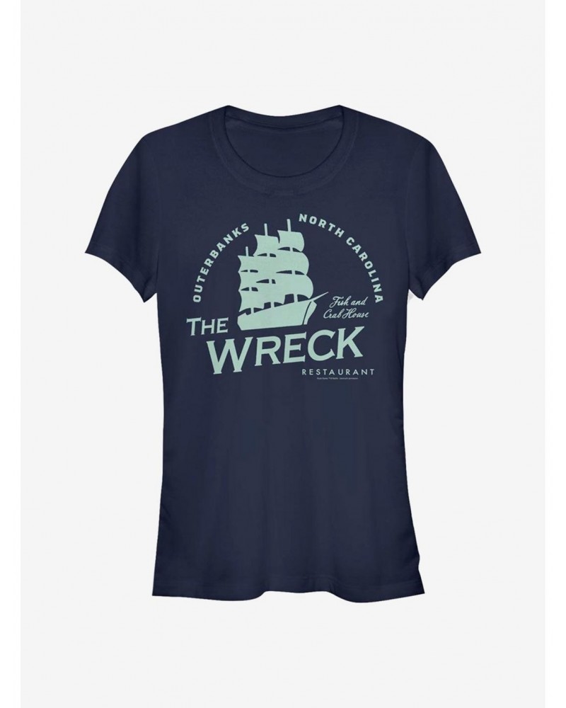 Outer Banks The Wreck Restaurant Girls T-Shirt $6.27 T-Shirts